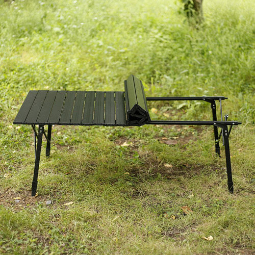 알래스카블랙 캠핑 롤 테이블 휴대용 접이식 알루미늄 테이블 1000